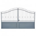 Portail Aluminium, portail maison en aluminium, cloture maison Modèle A1C