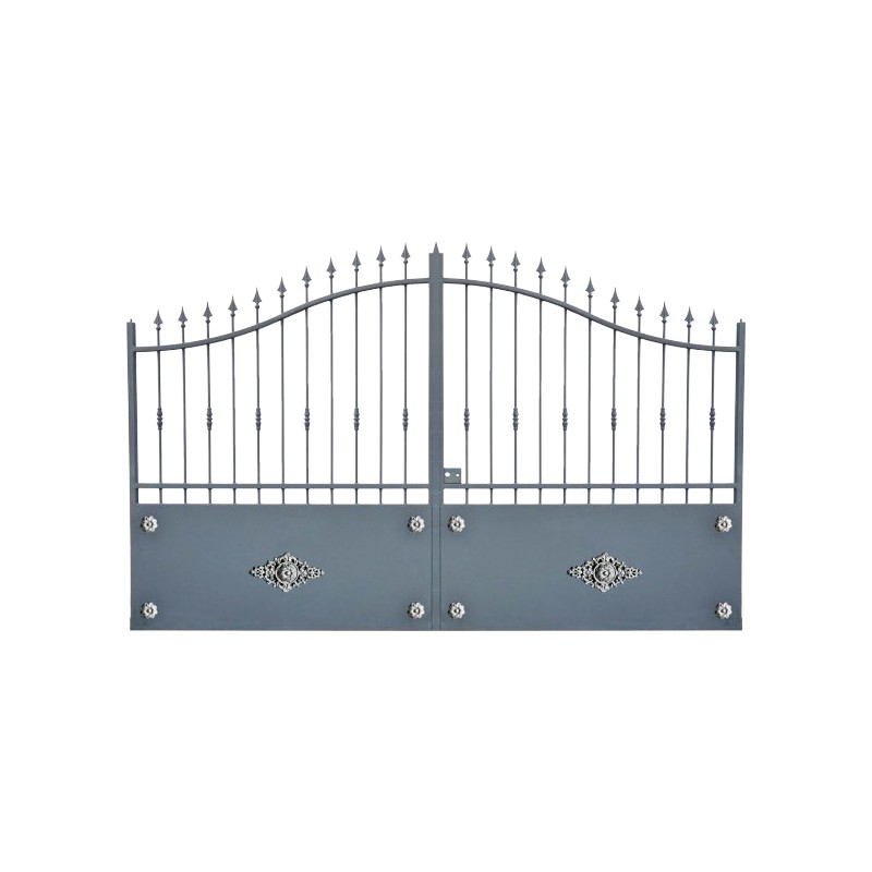 Portail Aluminium Modèle A1R, ce portail aluminium cloture votre jardin et votre maison
