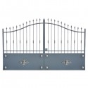 Portail Aluminium Modèle A1R, ce portail aluminium cloture votre jardin et votre maison