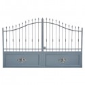 Portail Aluminium Modèle A1RC, ce portail aluminium clôture votre maison