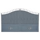 Portail Aluminium Modèle A1TRC, clôture de votre habitaiton avec ce portail aluminium très résistant