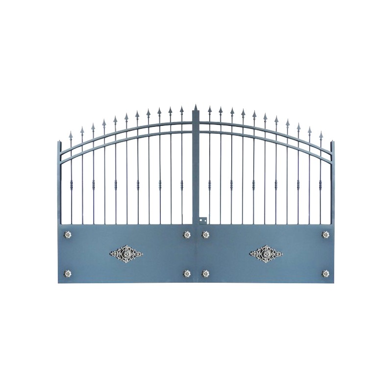Portail Aluminium Modèle A2R, ce portail en aluminium cloture efficacement votre jardin et votre maison